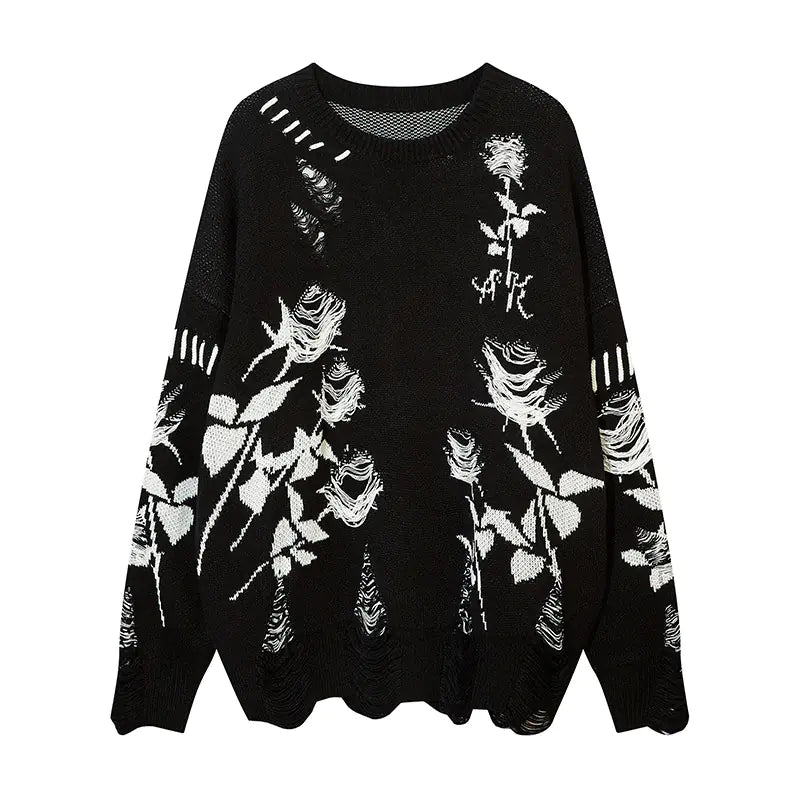 Imperial Noir Rose Sweater