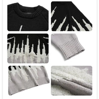 Midnight Skyline Knit Sweater