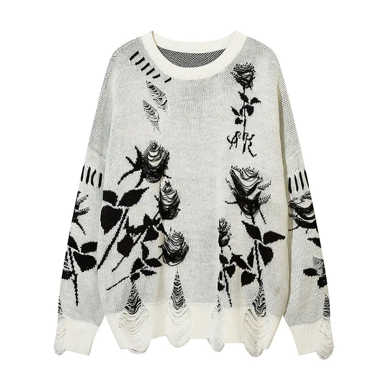 Imperial Noir Rose Sweater