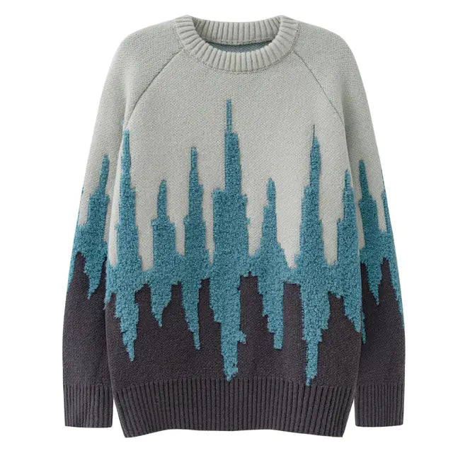 Midnight Skyline Knit Sweater