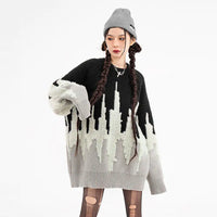 Midnight Skyline Knit Sweater