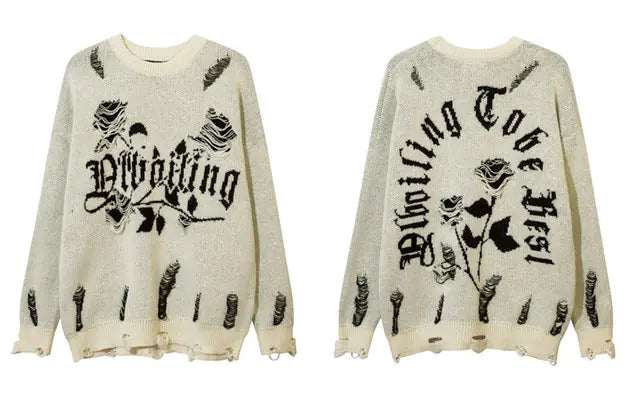 Imperial Noir Rose Sweater